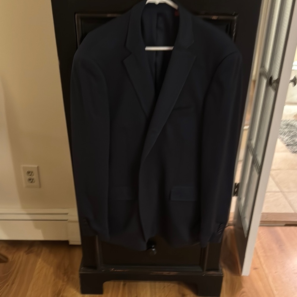 Johnston & Murphy Blue Suit Classic Formal Attire
